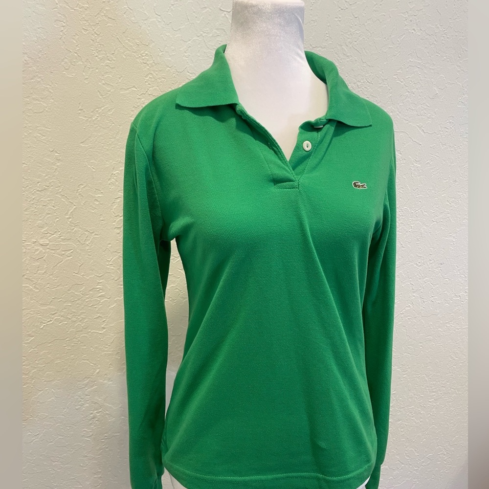 Lacoste Slimfit Longsleeve Polo - Apple Green